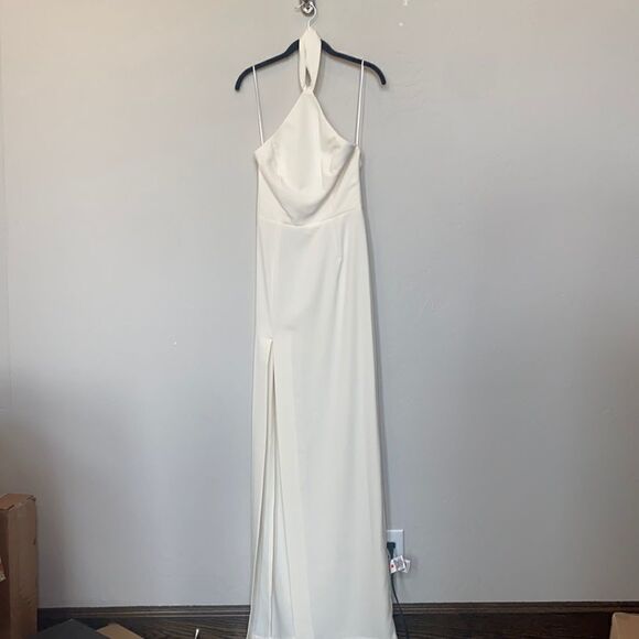 NWOT Queen Gown in Ivory Amanda Uprichard - Picture 5 of 8